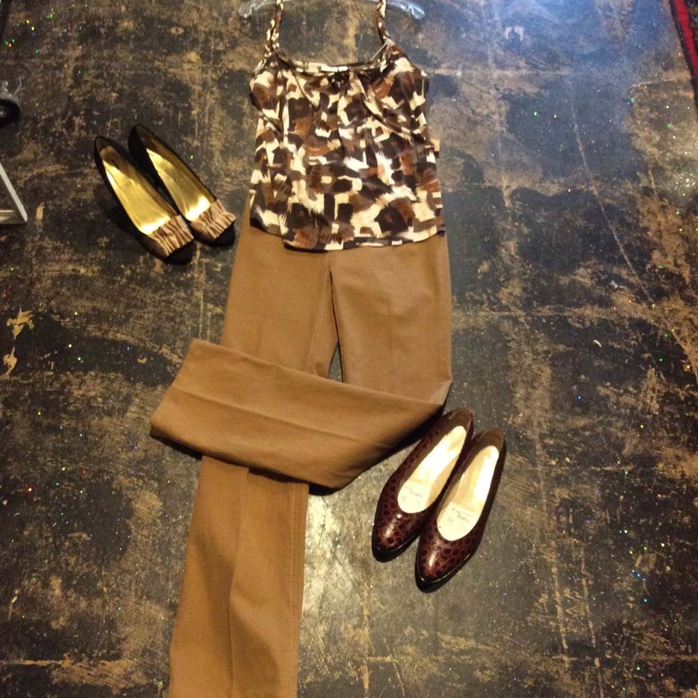 Roberto Cavalli Tan Jeans